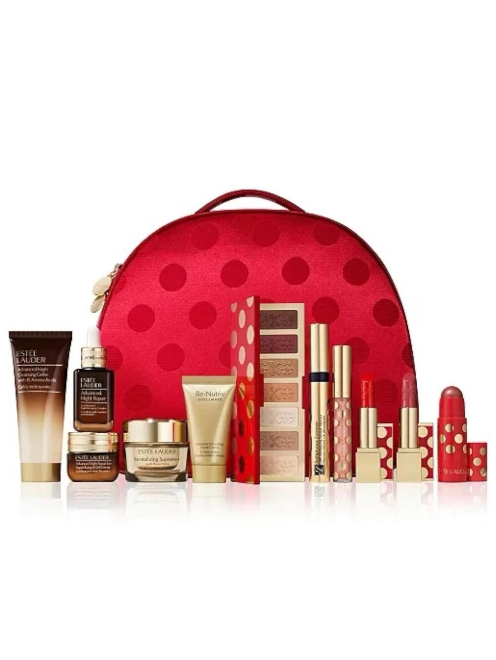 13 pc Gift Set Estee Lauder Holiday Blockbuster Makeup 2025 $652 Value GLOW WARM
